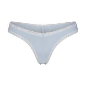 LIGHTWEIGHT COTTON LACE THONG | AIRSPACE