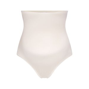 COTTON JERSEY MATERNITY HIGH-WAISTED THONG | MARBLE