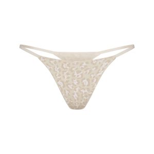 LIGHTWEIGHT COTTON STRING THONG | DELTA LEOPARD