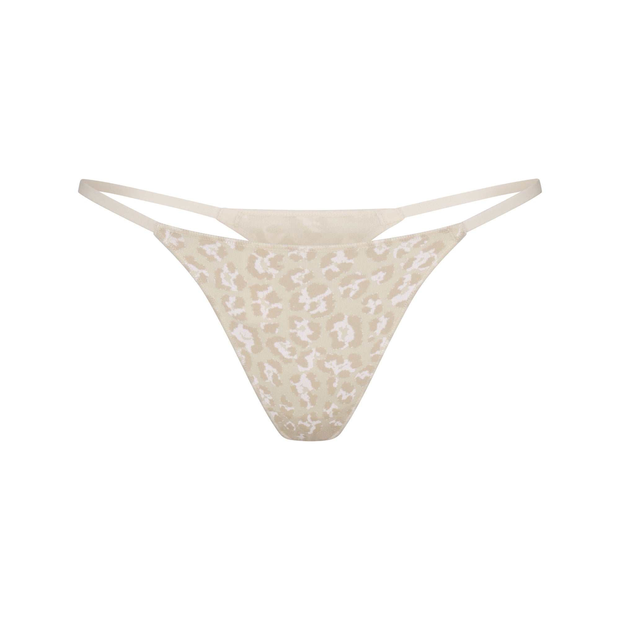 LIGHTWEIGHT COTTON STRING THONG | DELTA LEOPARD