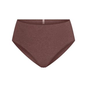 EVERYDAY COTTON BRIEF | COCOA HEATHER