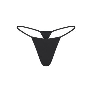 EVERYDAY COTTON STRING THONG | ONYX