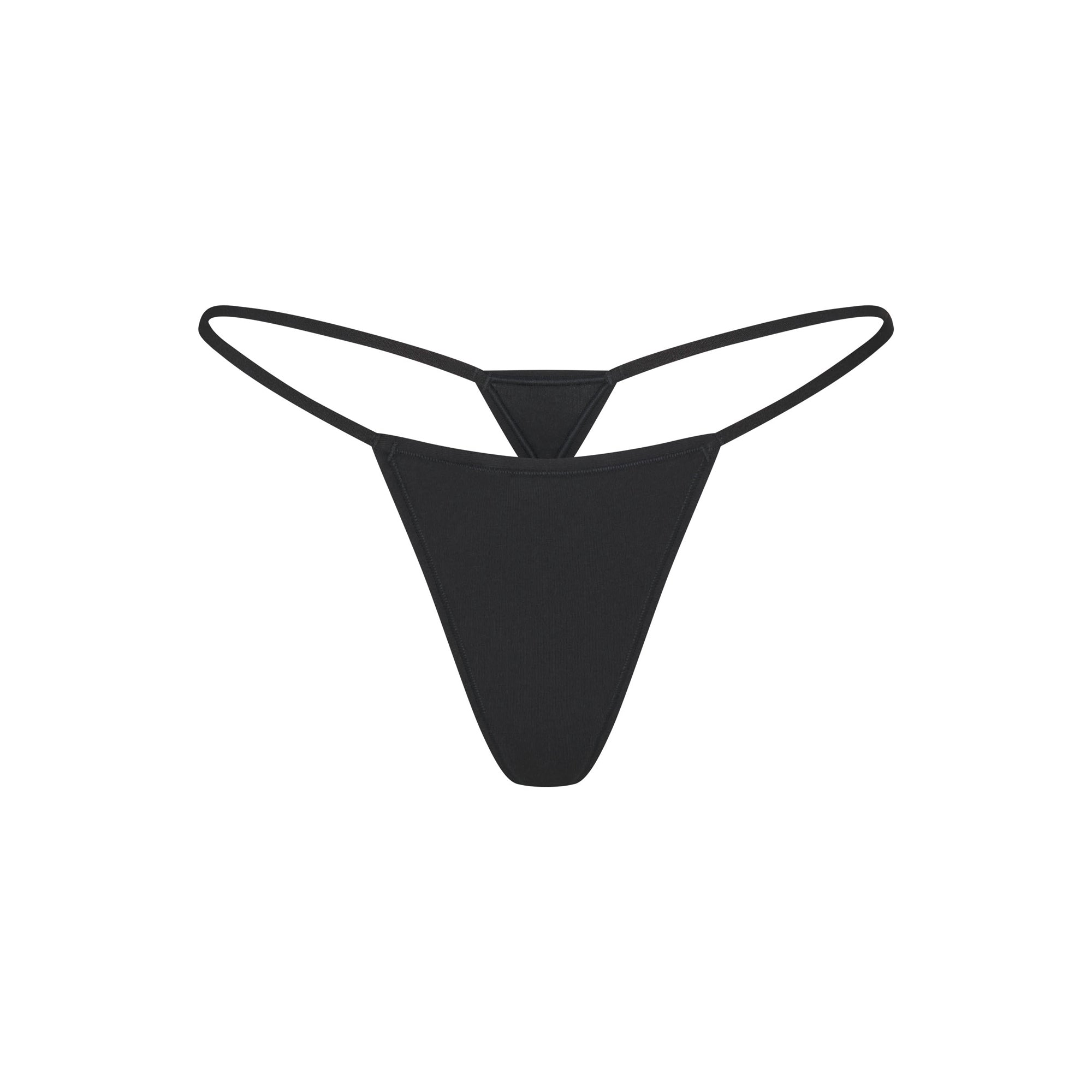 EVERYDAY COTTON STRING THONG | ONYX