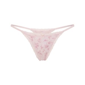 LIGHTWEIGHT COTTON POINTELLE LACE STRING THONG | BLOOM DAINTY FLORAL