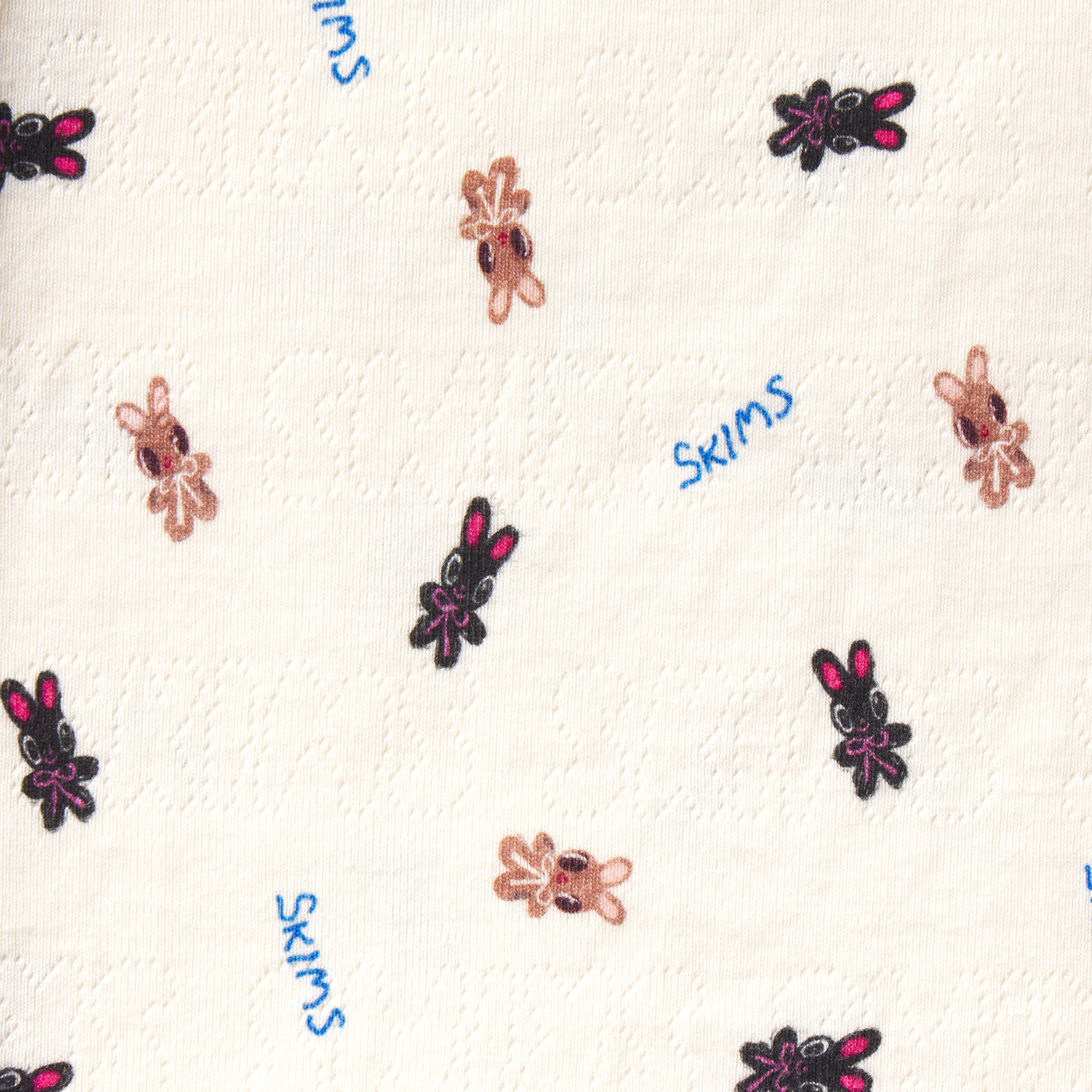 LOGO POINTELLE STRAIGHT LEG PANT | MARBLE TOSSED BUNNY - Image 6
