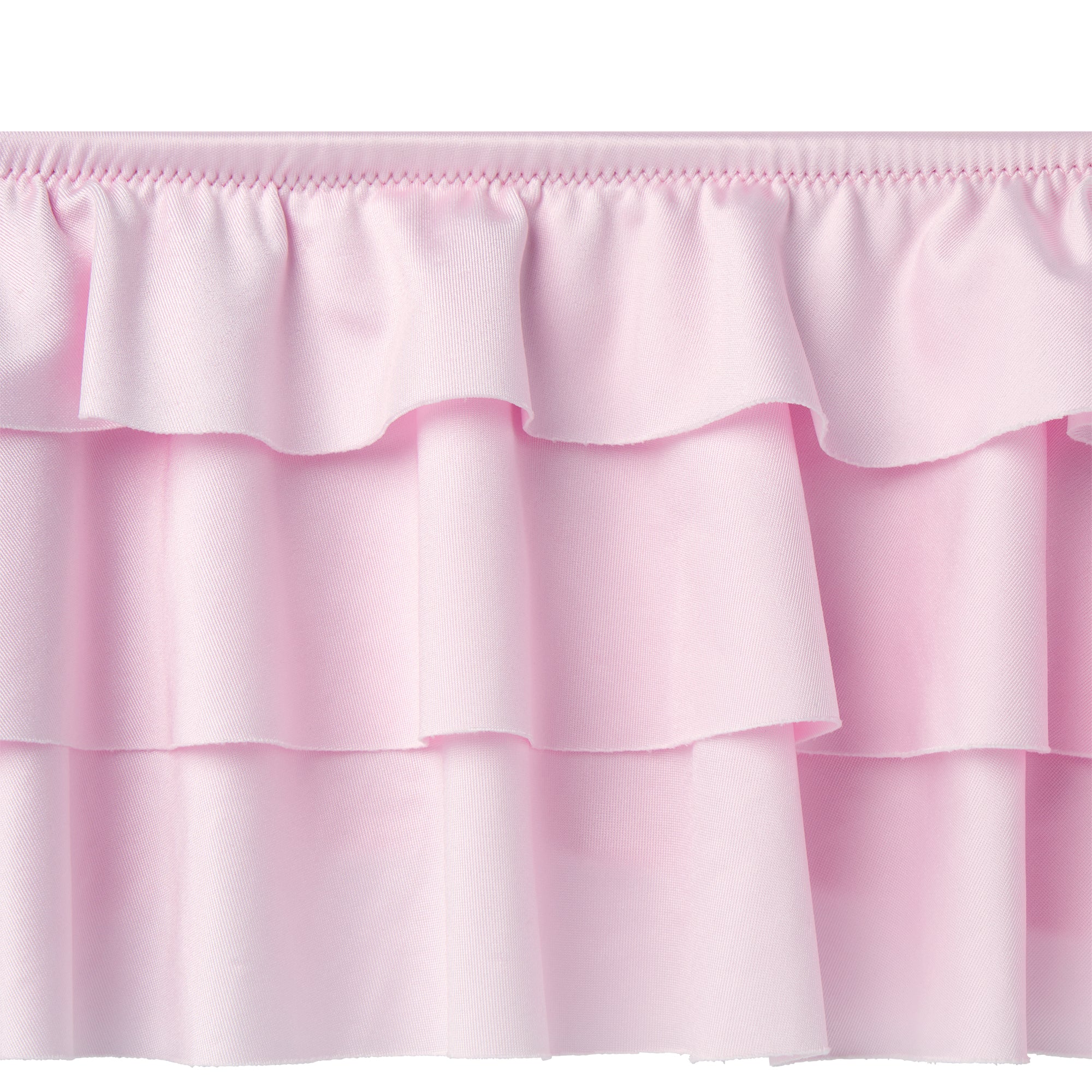 SATIN SWIM RUFFLE BIKINI TOP | CHERRY BLOSSOM - Image 6