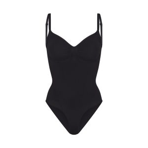 SEAMLESS SCULPT BRIEF BODYSUIT | ONYX