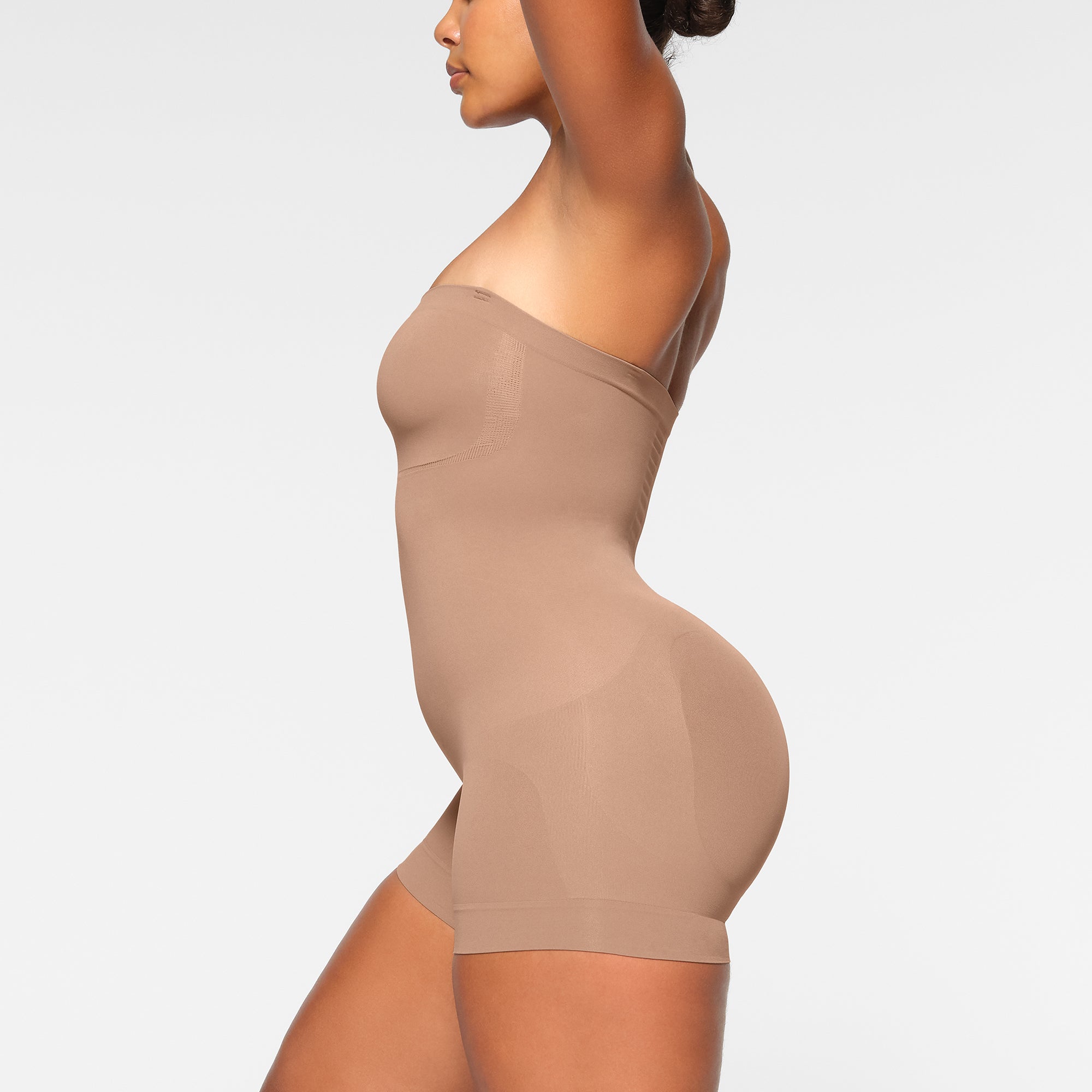 SEAMLESS SCULPT STRAPLESS SHORTIE BODYSUIT | SIENNA - Image 3
