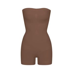 SEAMLESS SCULPT STRAPLESS SHORTIE BODYSUIT | JASPER