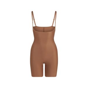 SKIMS BODY CORE SCULPT OPEN BUST MID THIGH BODYSUIT | JASPER