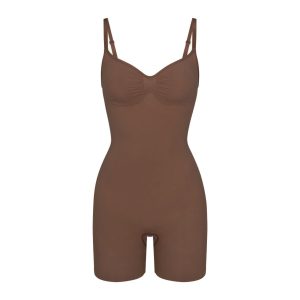 SEAMLESS SCULPT LOW BACK MID THIGH BODYSUIT | JASPER