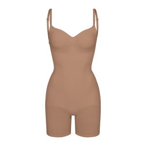 SEAMLESS SCULPT LOW BACK MID THIGH BODYSUIT | SIENNA