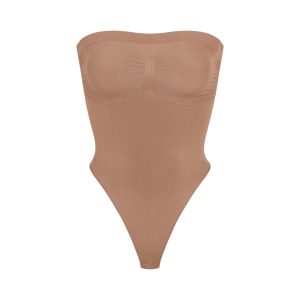SEAMLESS SCULPT STRAPLESS THONG BODYSUIT | SIENNA