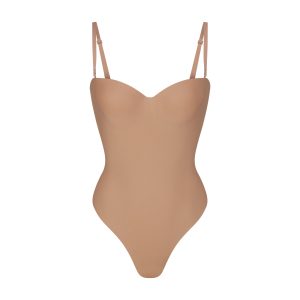 SKIMS BODY UNDERWIRE THONG BODYSUIT | SIENNA