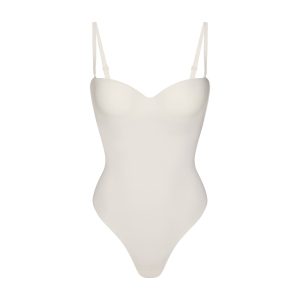 SKIMS BODY UNDERWIRE THONG BODYSUIT | IVORY