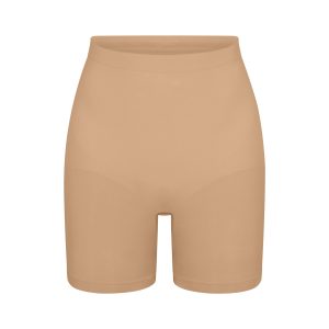 SEAMLESS SCULPT MID THIGH SHORT | CLAY