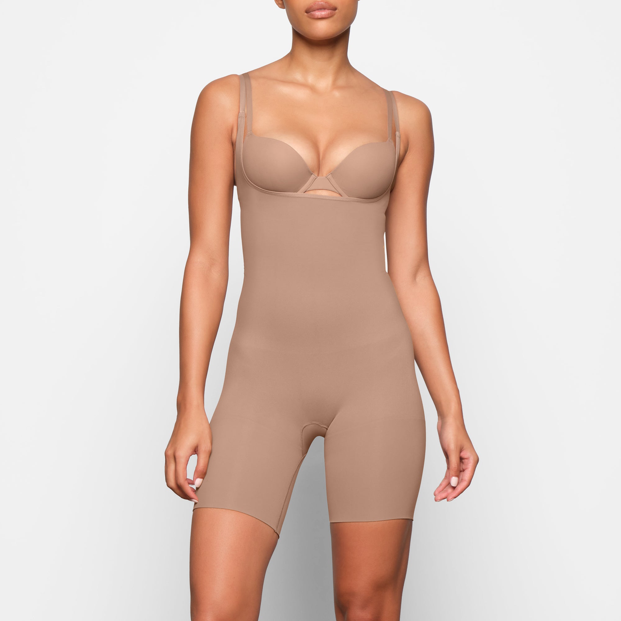 SEAMLESS SCULPT BUTT LIFTING OPEN BUST BODYSUIT | SIENNA - Image 2