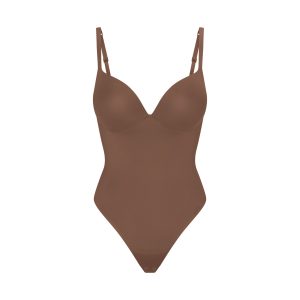 SKIMS ULTIMATE BODY PUSH-UP THONG BODYSUIT | JASPER