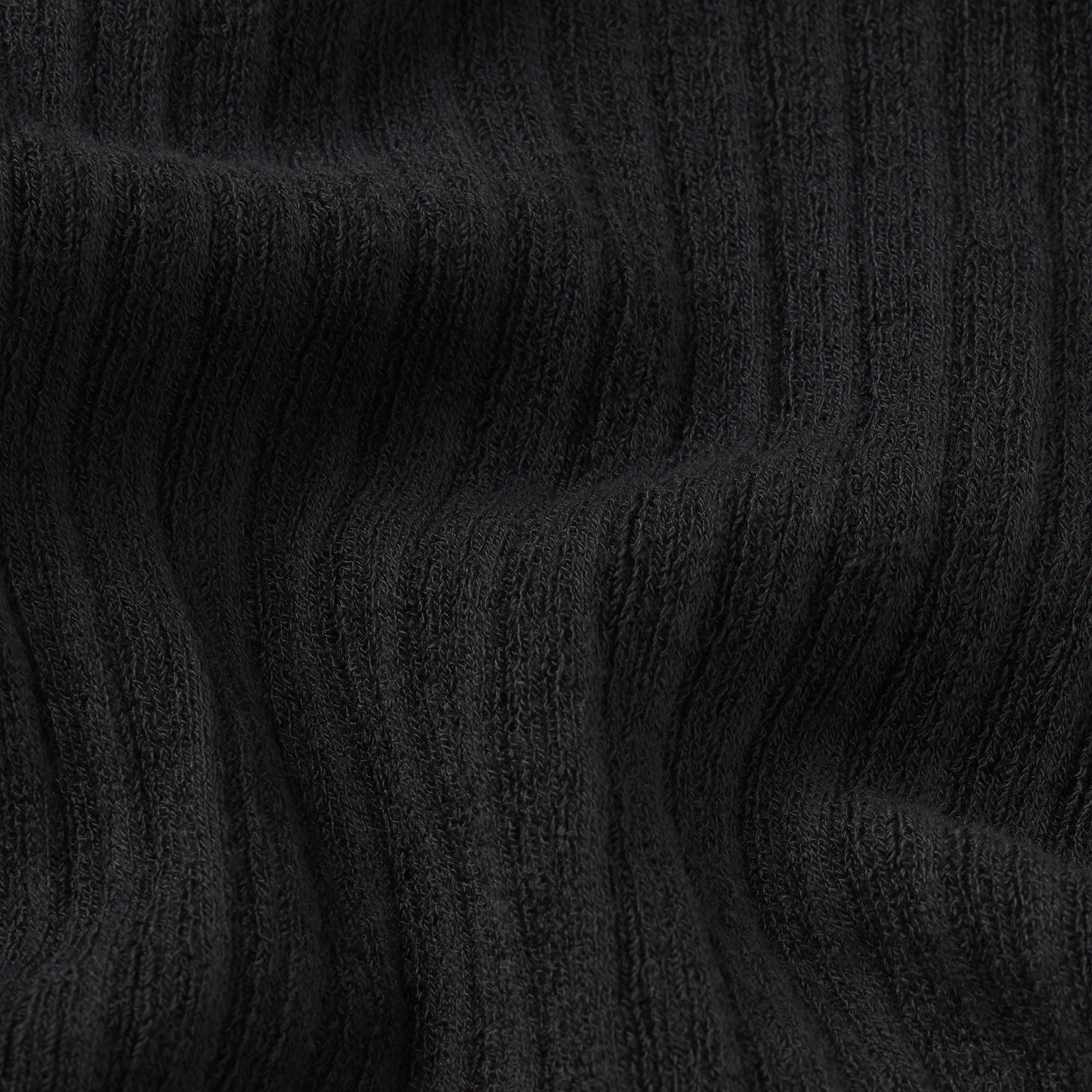 SHEER KNIT RUFFLE CAMI | ONYX - Image 5