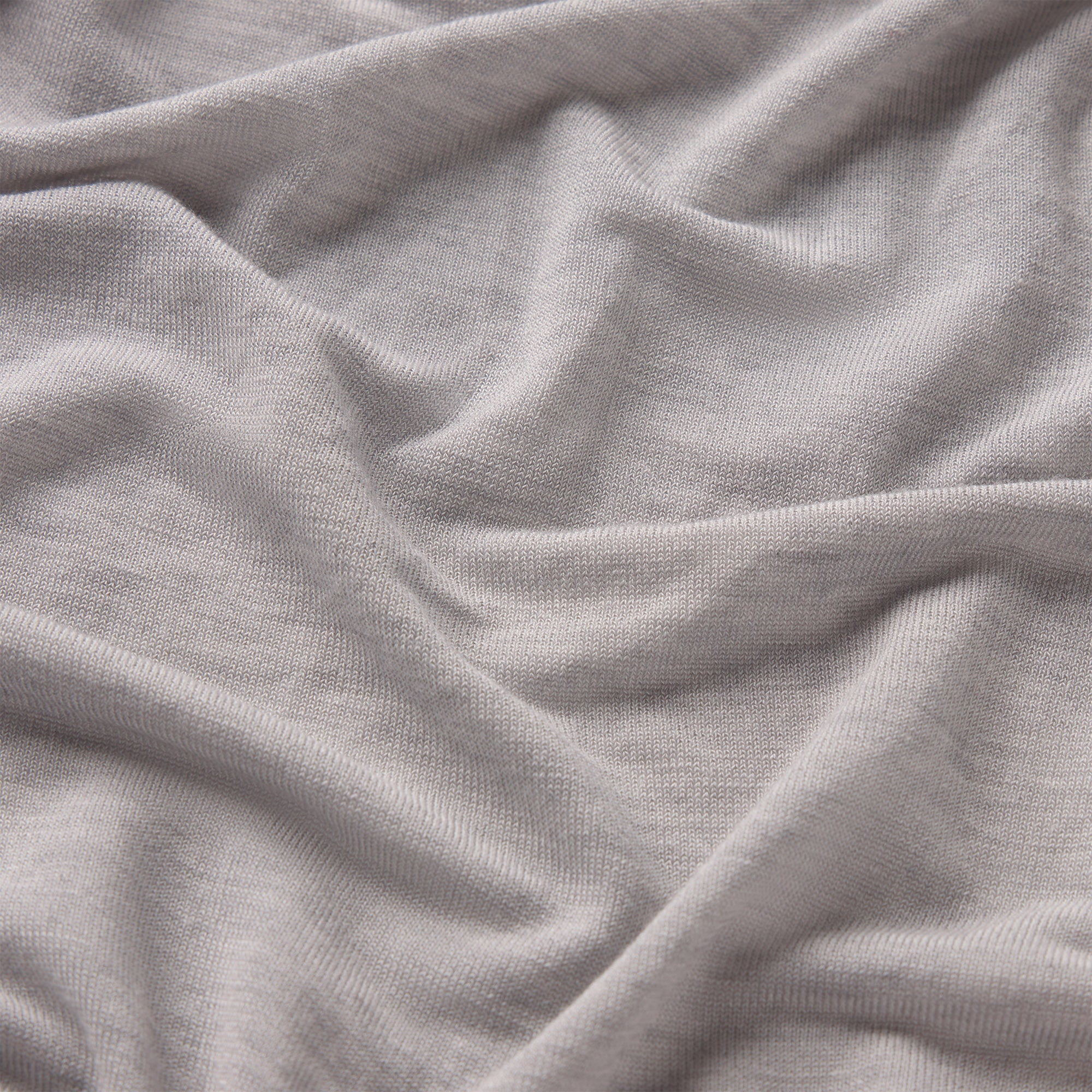 SHEER MODAL LONG SLEEVE BOATNECK TOP | HEATHER GREY - Image 7
