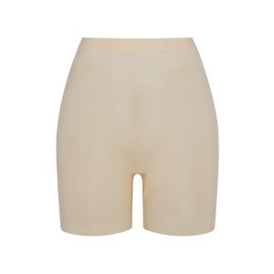 SHEER SCULPT LOW BACK SHORT | SAND