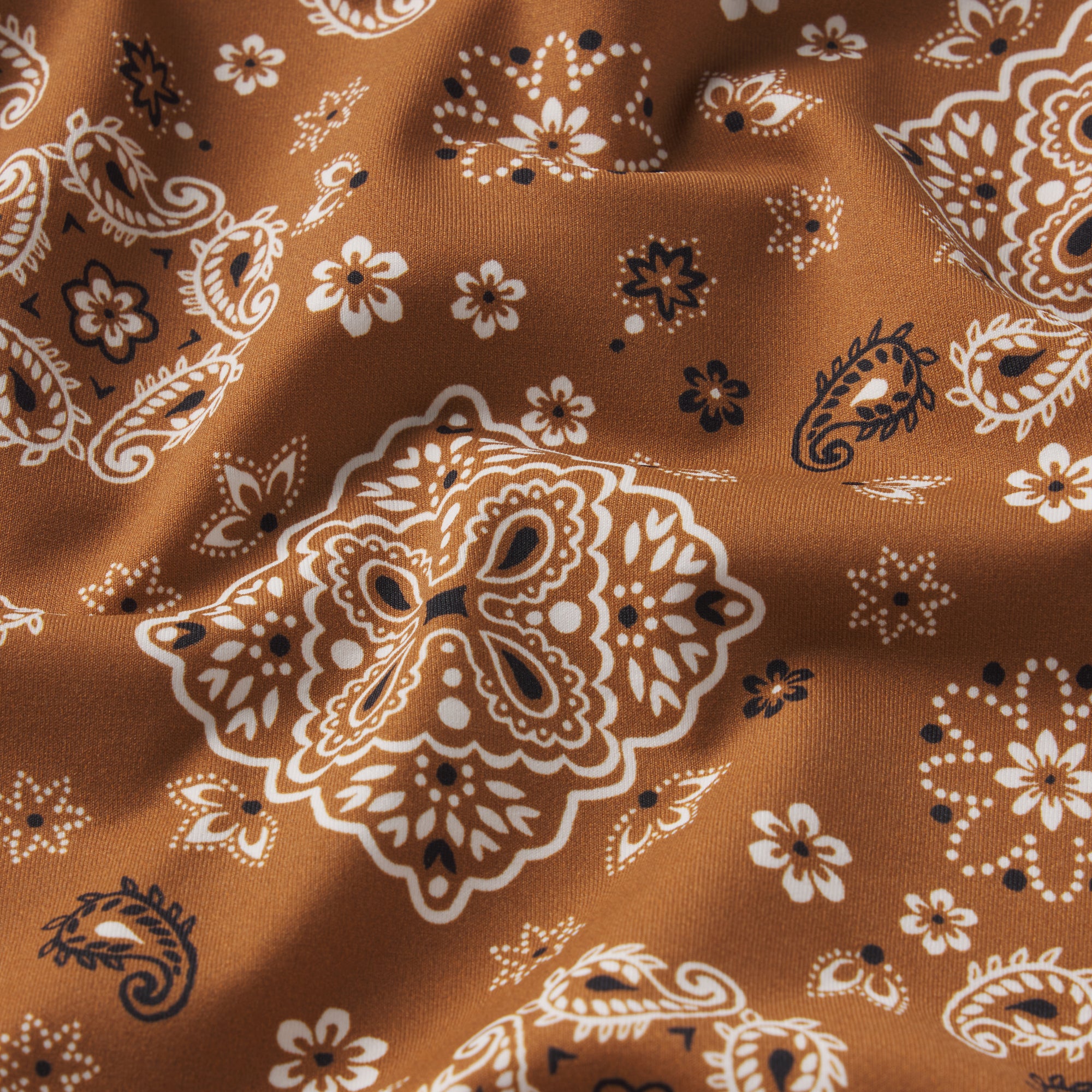SIGNATURE SWIM TRIANGLE BIKINI TOP | ALMOND BANDANA - Image 7