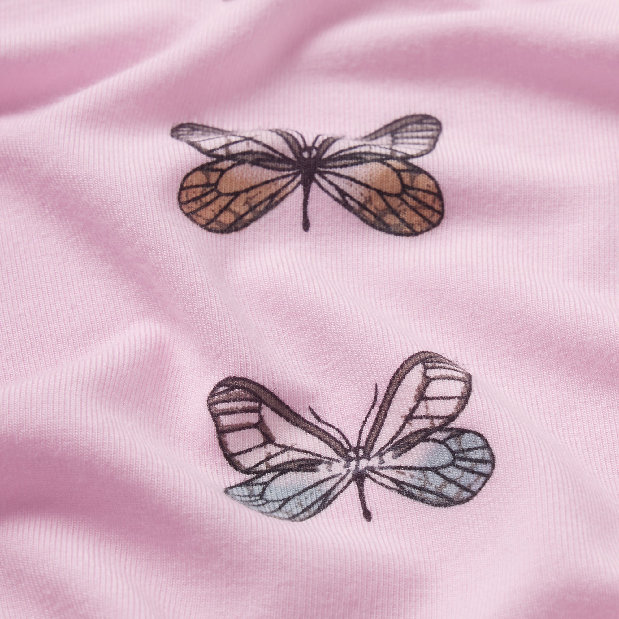 SKIMS SLEEP SHORT SLEEVE BUTTON UP SET | PEONY BUTTERFLY PRINT - Image 9