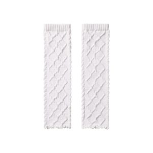 COZY LIGHT CABLE KNIT LEG WARMERS | IVORY