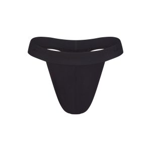 SKIMS STRETCH MENS THONG | OBSIDIAN