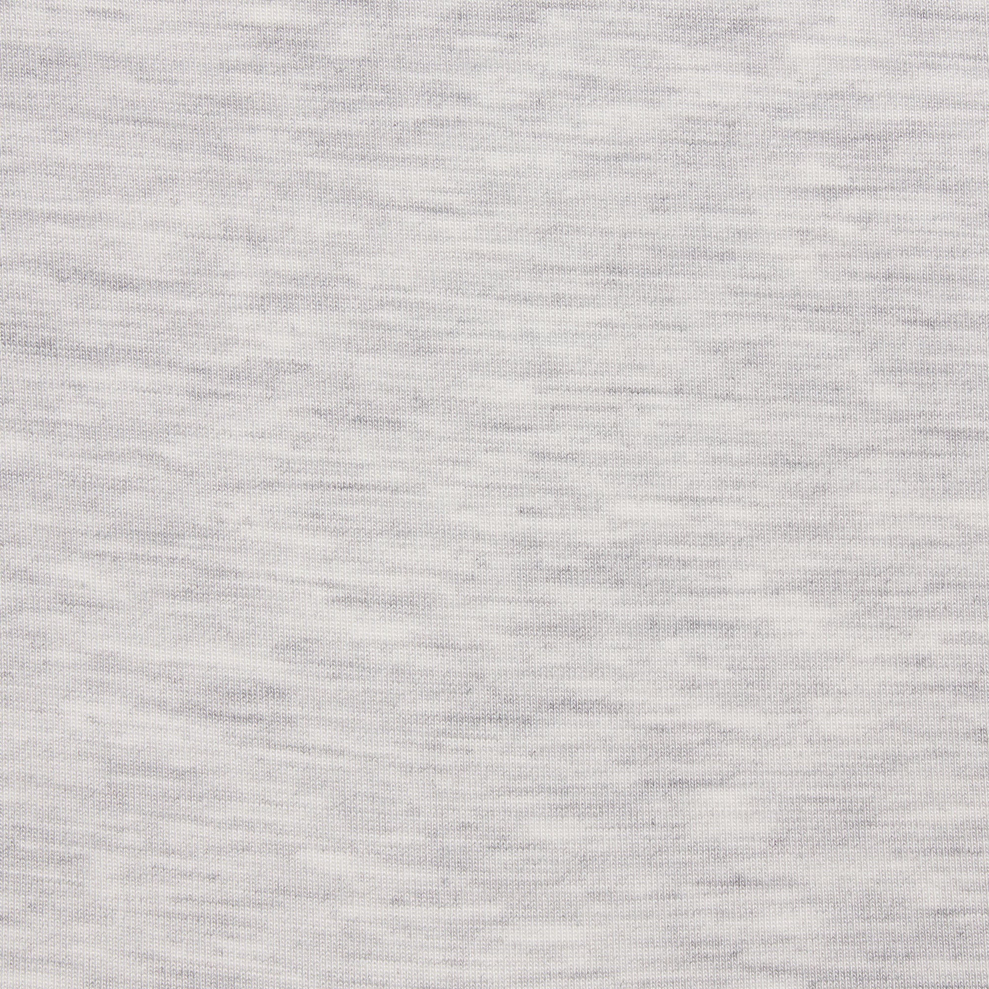 COTTON FLEECE DOUBLE WAISTBAND SHORT | LIGHT HEATHER GREY - Image 5