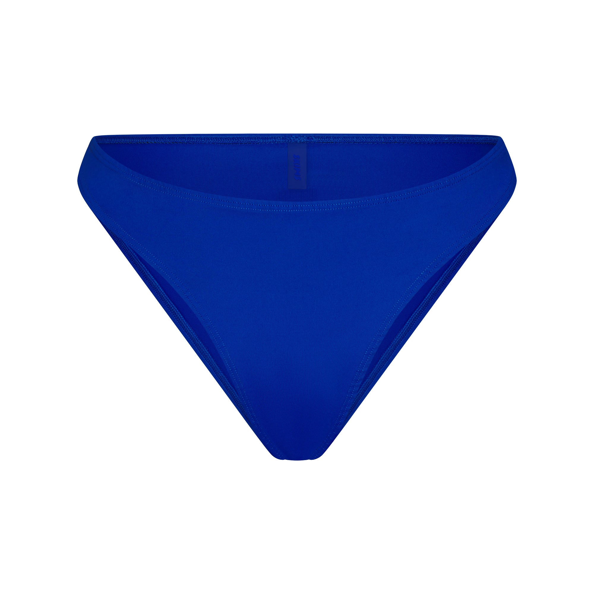 ICONIC SWIM HIGH LEG BIKINI BOTTOM | COBALT