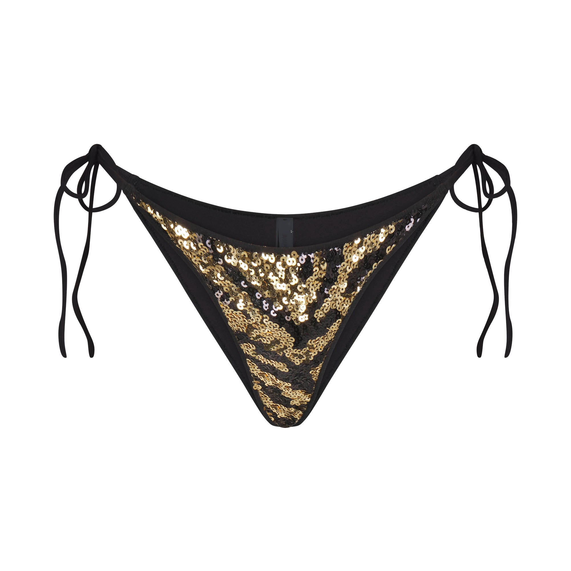 ICONIC SWIM SEQUIN BIKINI BOTTOM | BISCOTTI SEQUINED ZEBRA - Image 5