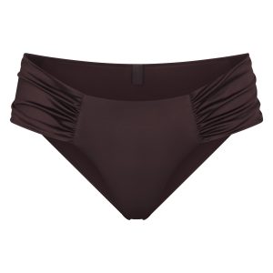 SATIN SWIM RUCHED BIKINI BOTTOM | PHOENIX