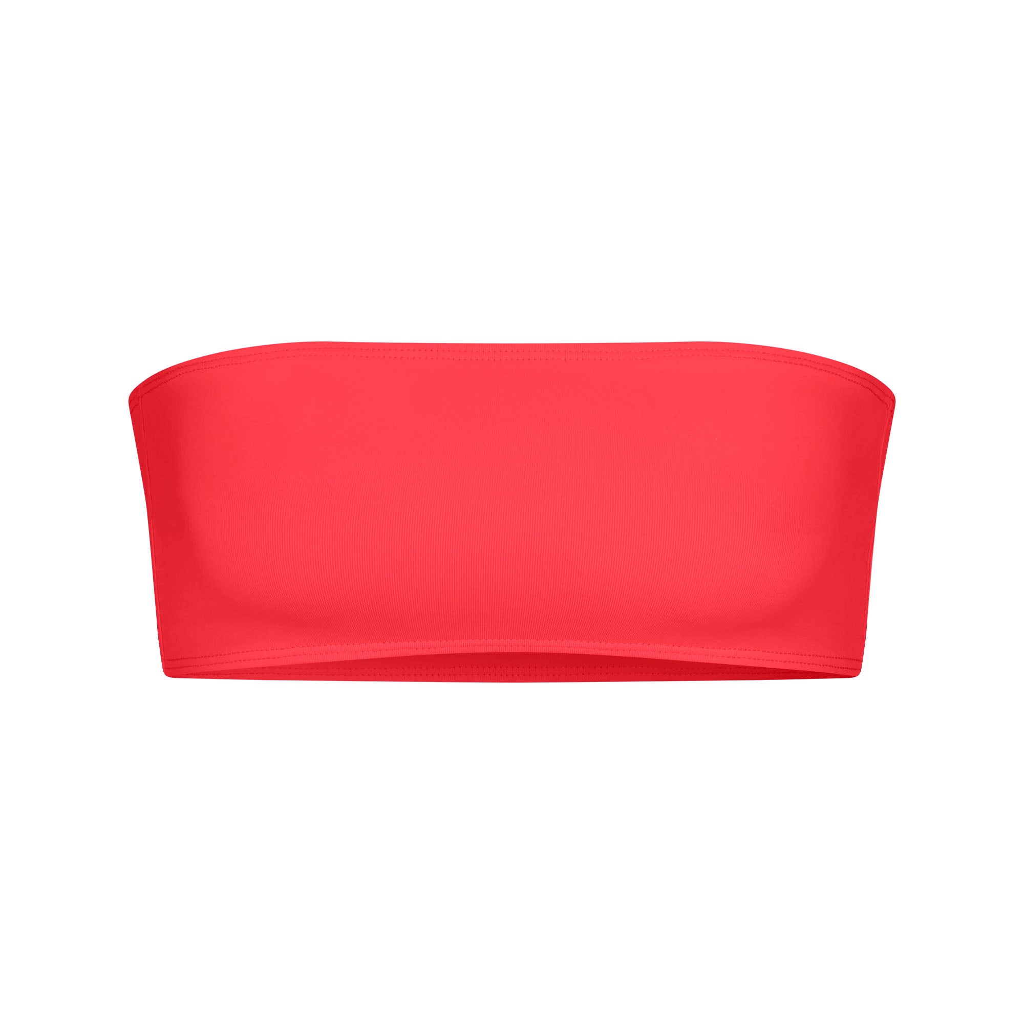 ICONIC SWIM MICRO BANDEAU BIKINI TOP | CARMINE