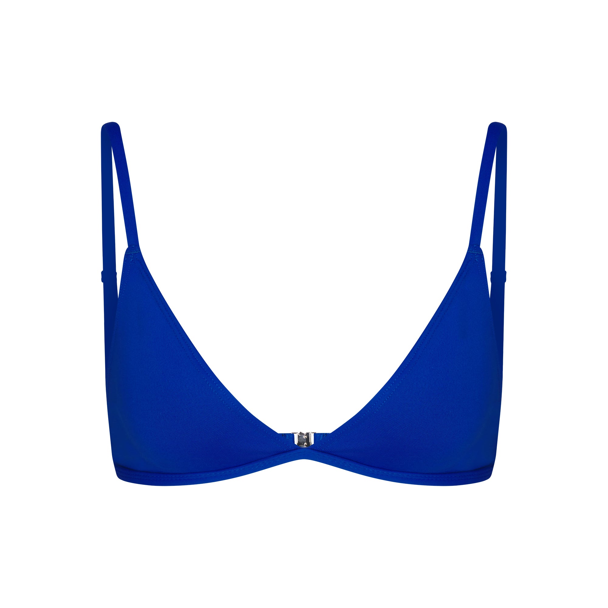 ICONIC SWIM TRIANGLE BIKINI TOP | COBALT