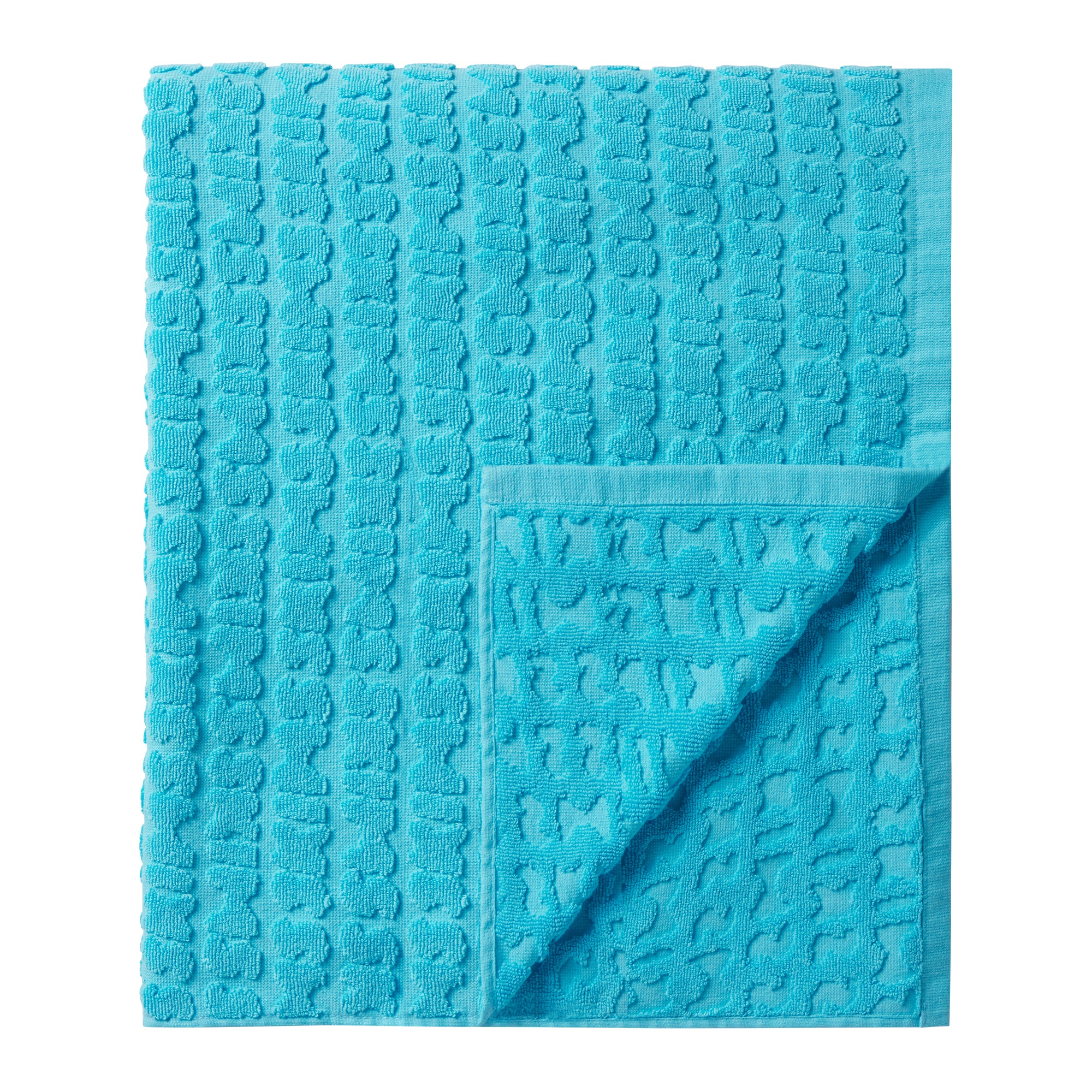 SIGNATURE SWIM TOWEL | CYAN - Image 3