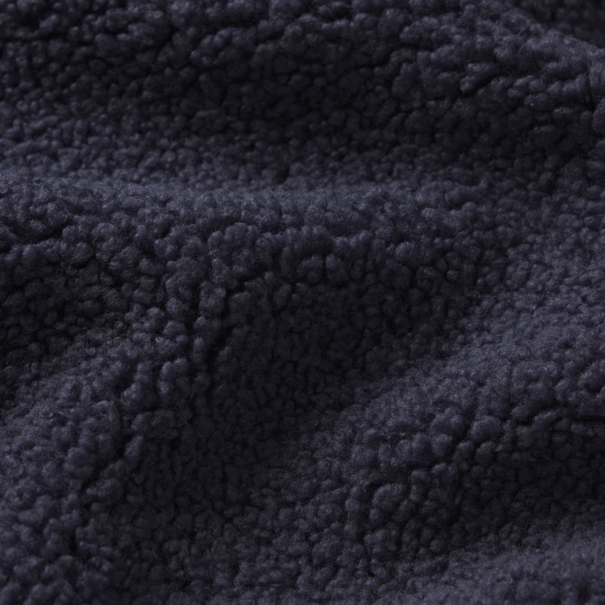 TEDDY BOXY ZIP UP JACKET | NAVY - Image 7