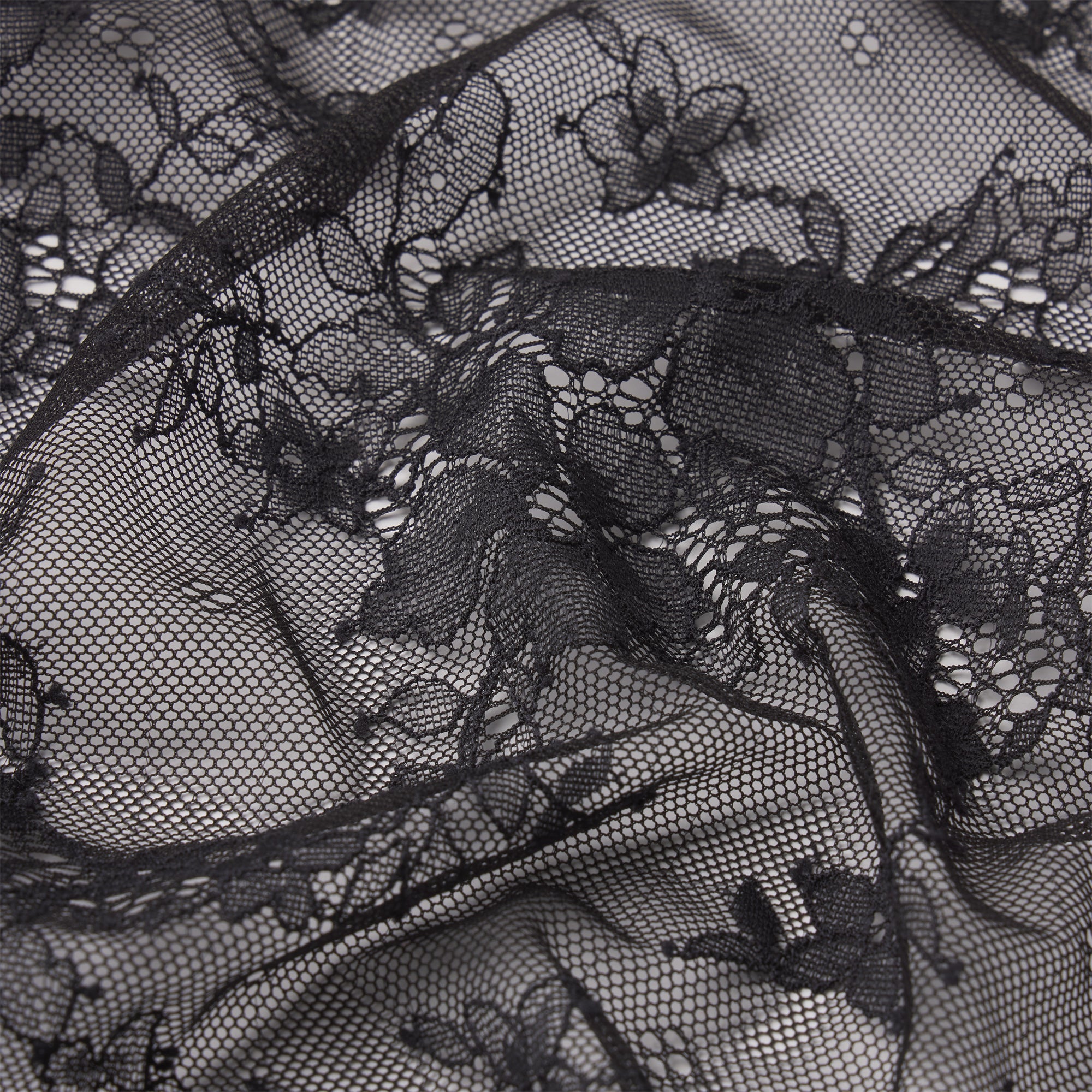ULTRA FINE LACE PEEK-A-BOO BIKINI | ONYX - Image 7