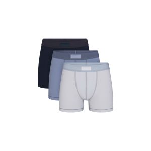 SKIMS COTTON MENS 3 BOXER BRIEF 3-PACK | NIMBUS MULTI