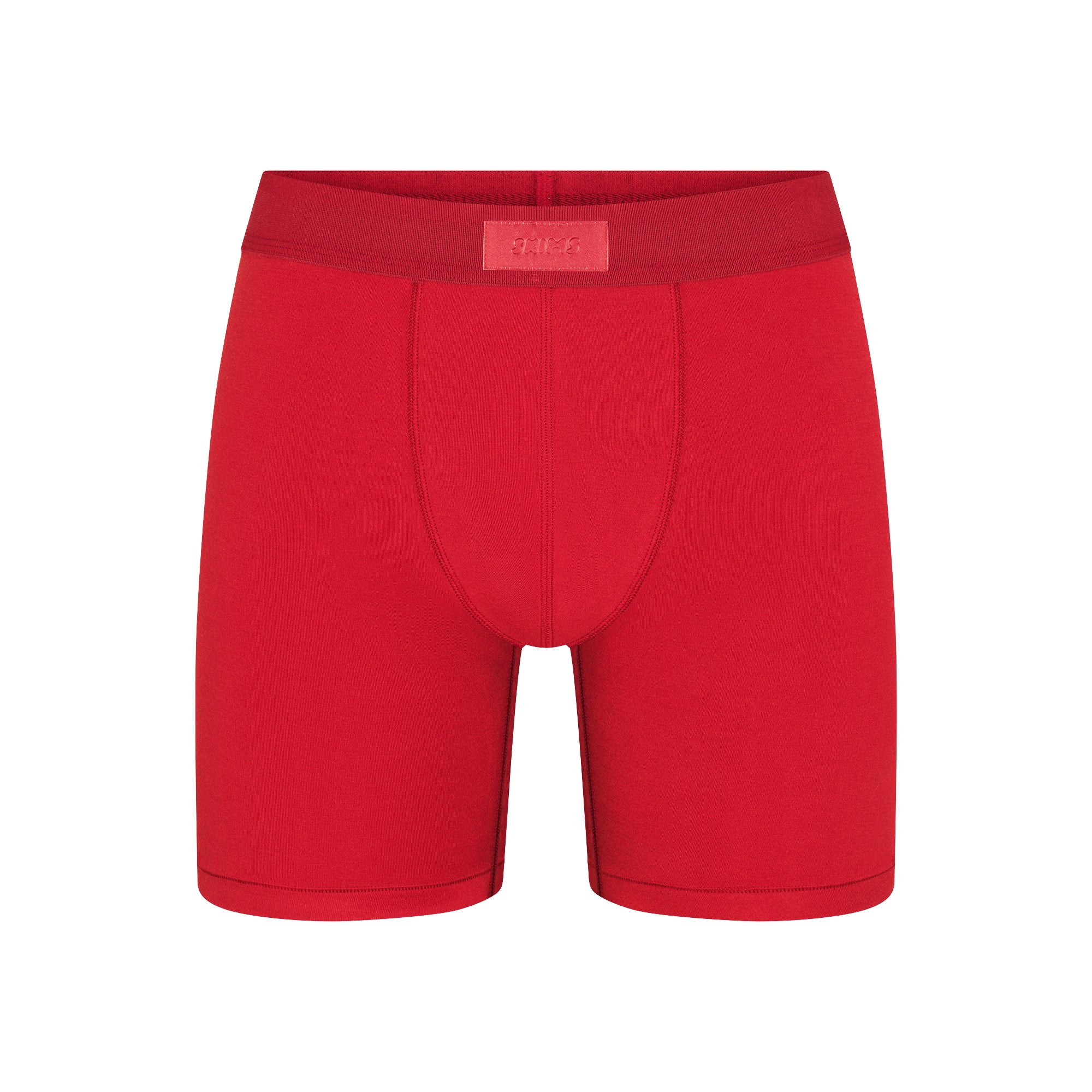 SKIMS COTTON MENS 5 BOXER BRIEF 3-PACK | RUBY ESPRESSO MULTI - Image 2