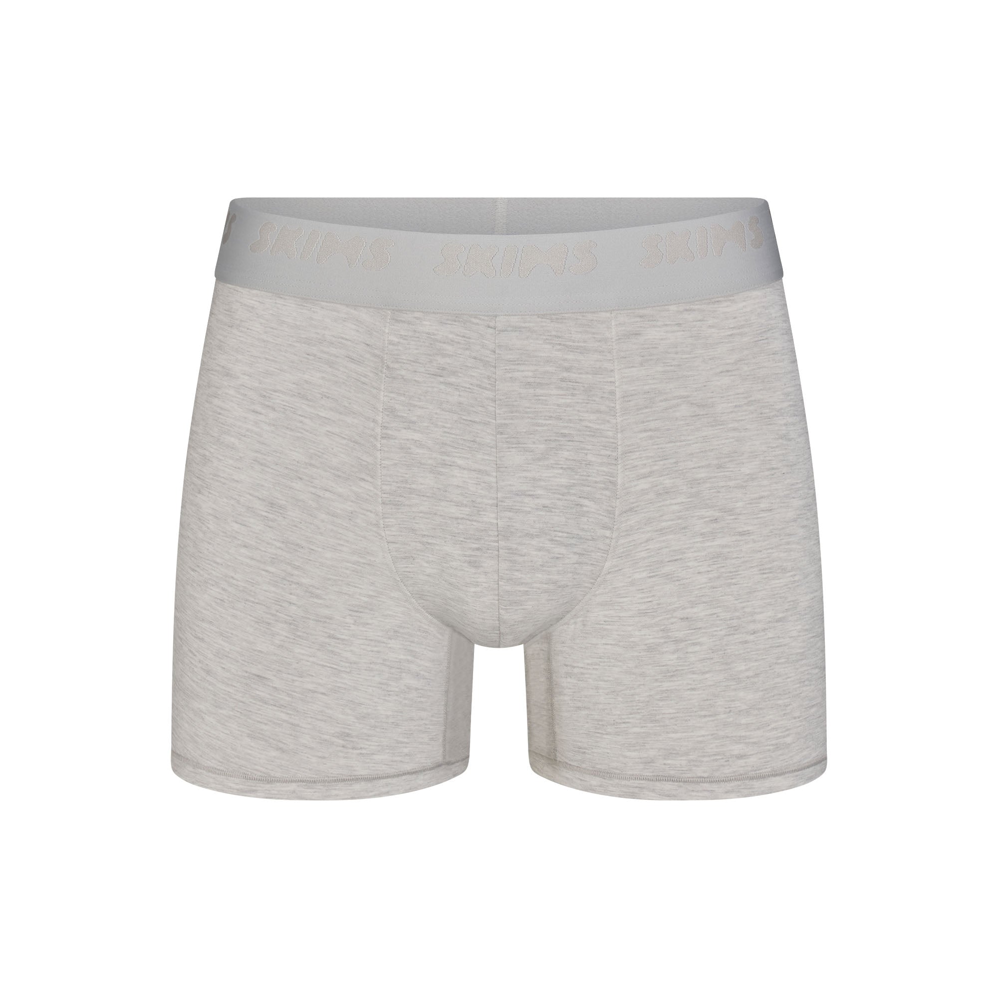 SKIMS STRETCH MENS 3 BOXER BRIEF | LIGHT HEATHER GREY