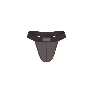 SKIMS COTTON MENS THONG | WASHED GUNMETAL