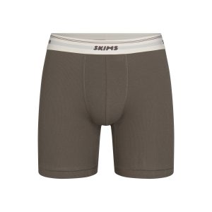 SKIMS COTTON RIB MENS 5 BOXER BRIEF | JUNGLE