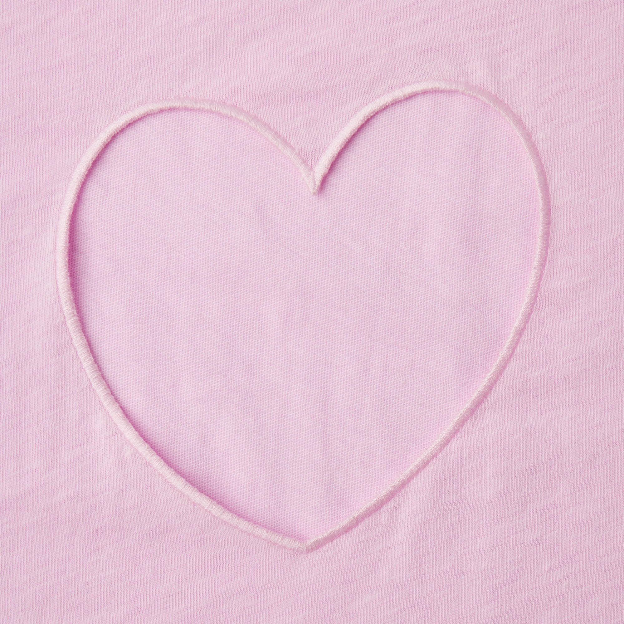 WORN IN JERSEY HEART BABY TEE | BABY PINK - Image 6