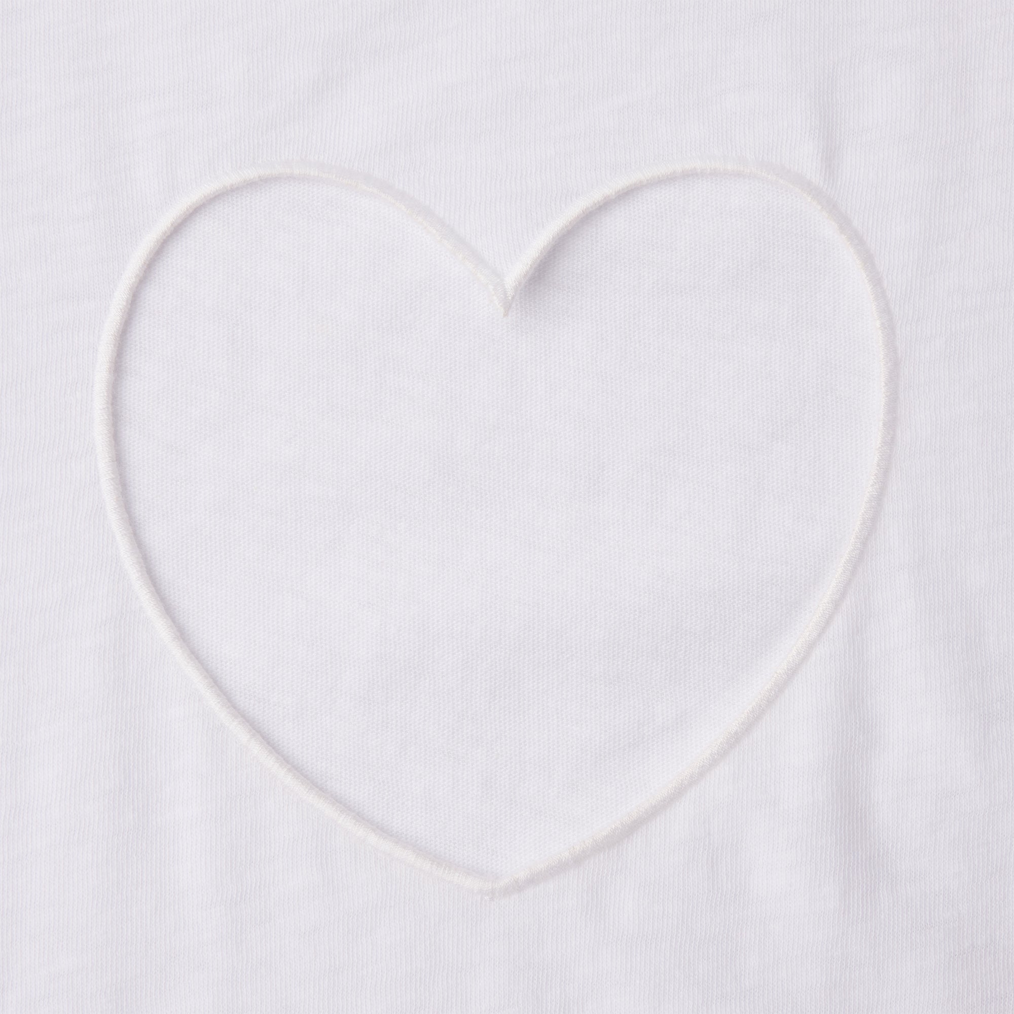 WORN IN JERSEY HEART BABY TEE | SNOW - Image 7