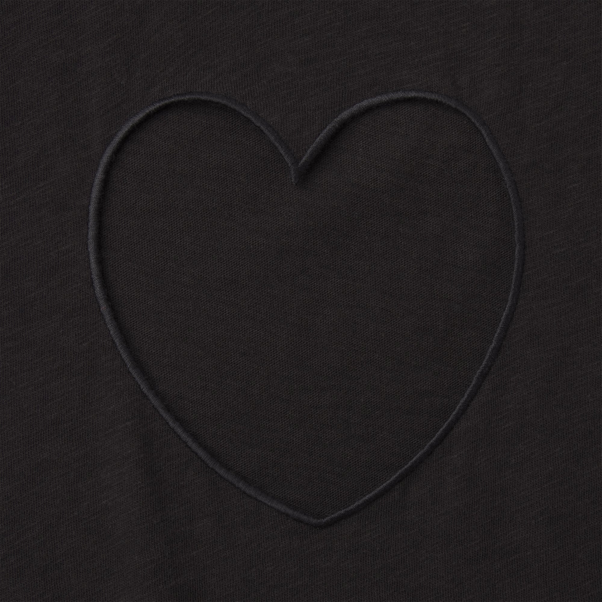 WORN IN JERSEY HEART BABY TEE | WASHED ONYX - Image 6