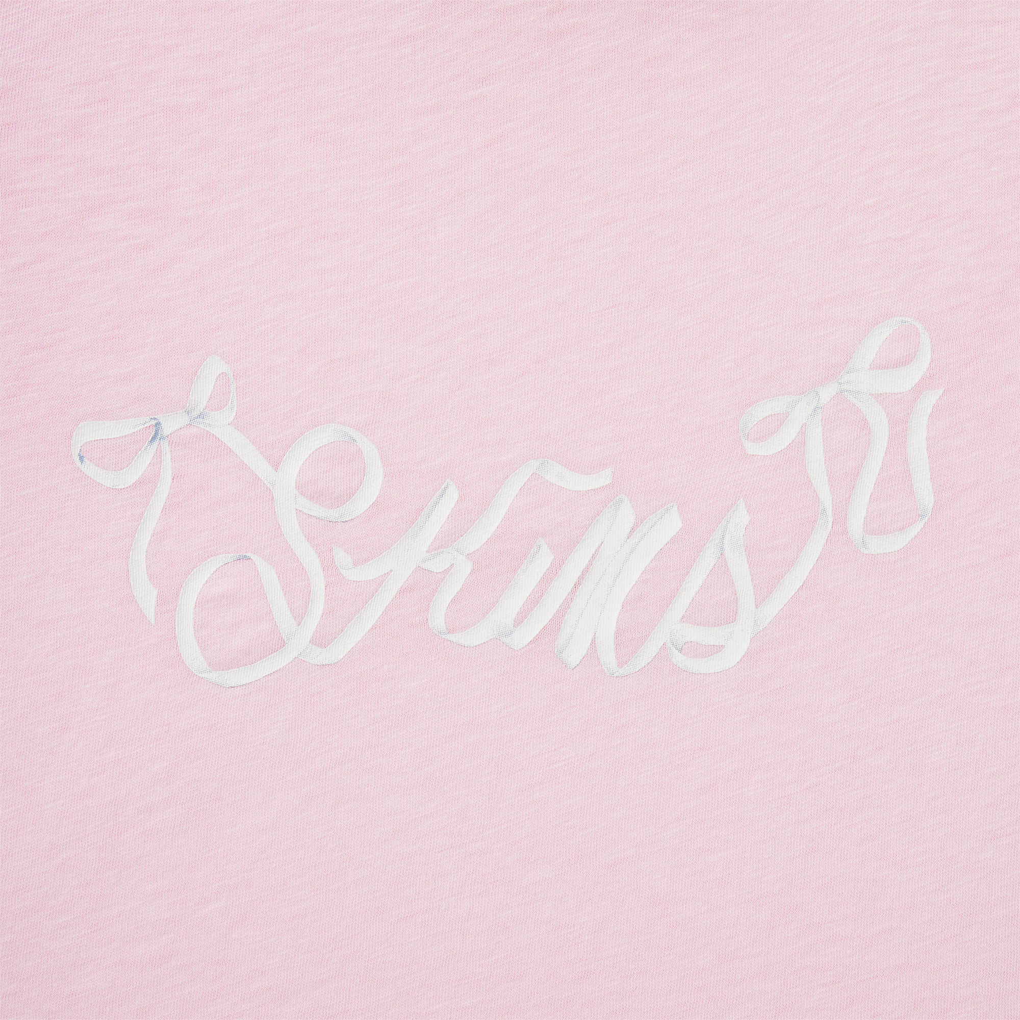 WORN IN JERSEY T-SHIRT | PEONY SKIMS BOW - Image 6