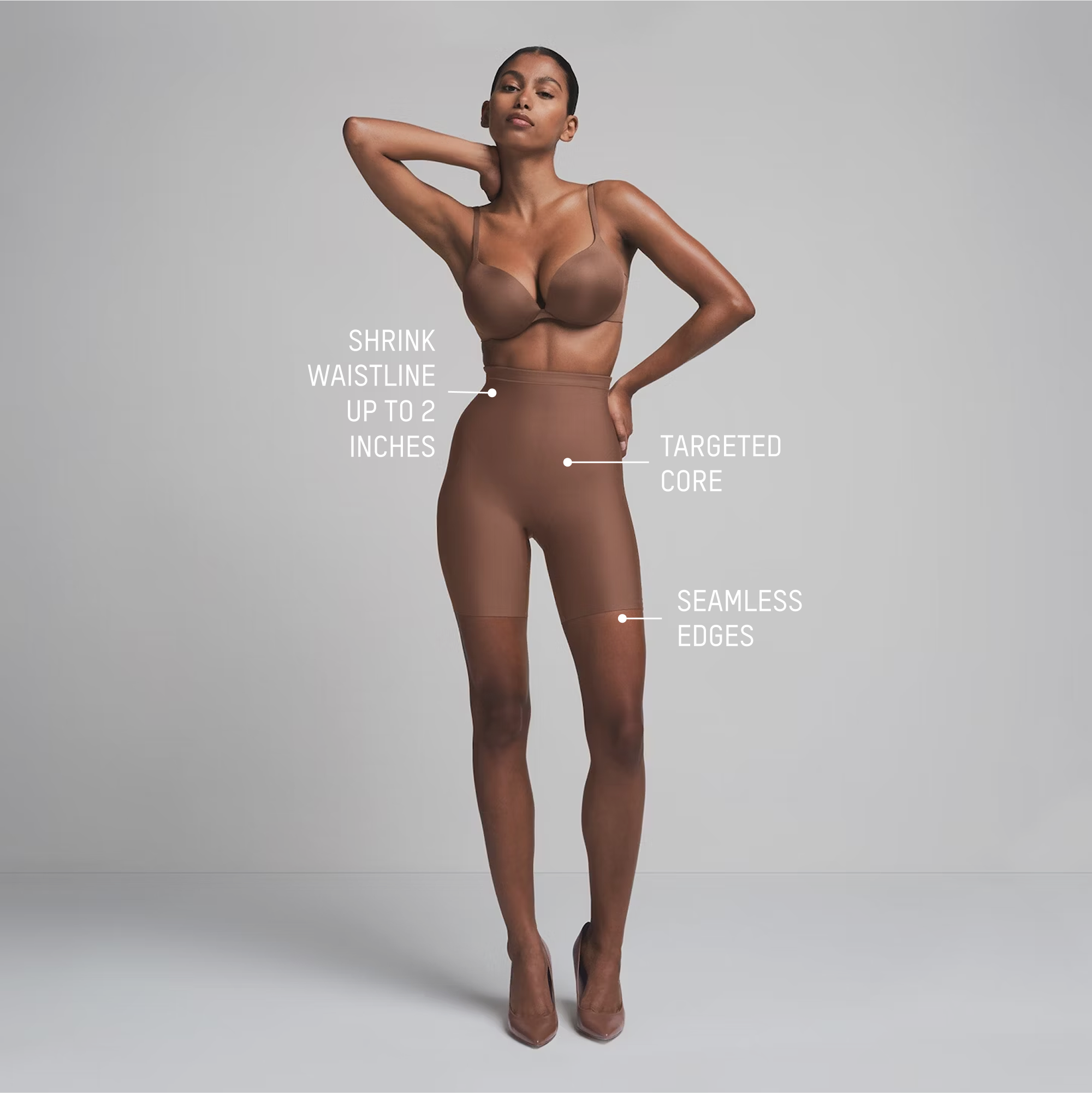 SKIMS BODY CORE SCULPT MID RISE SHORT | JASPER - Image 3