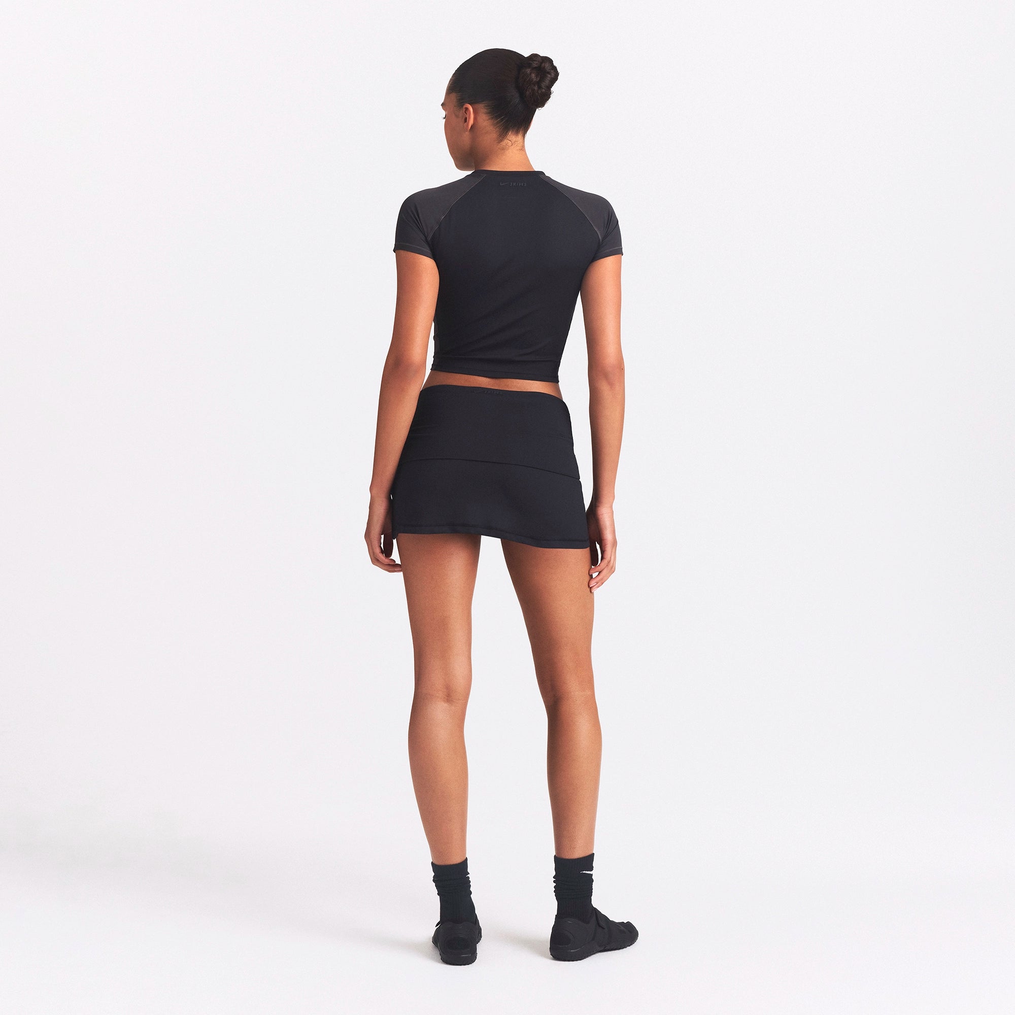 NikeSKIMS AIRY FOLDOVER SKORT | OBSIDIAN - Image 8