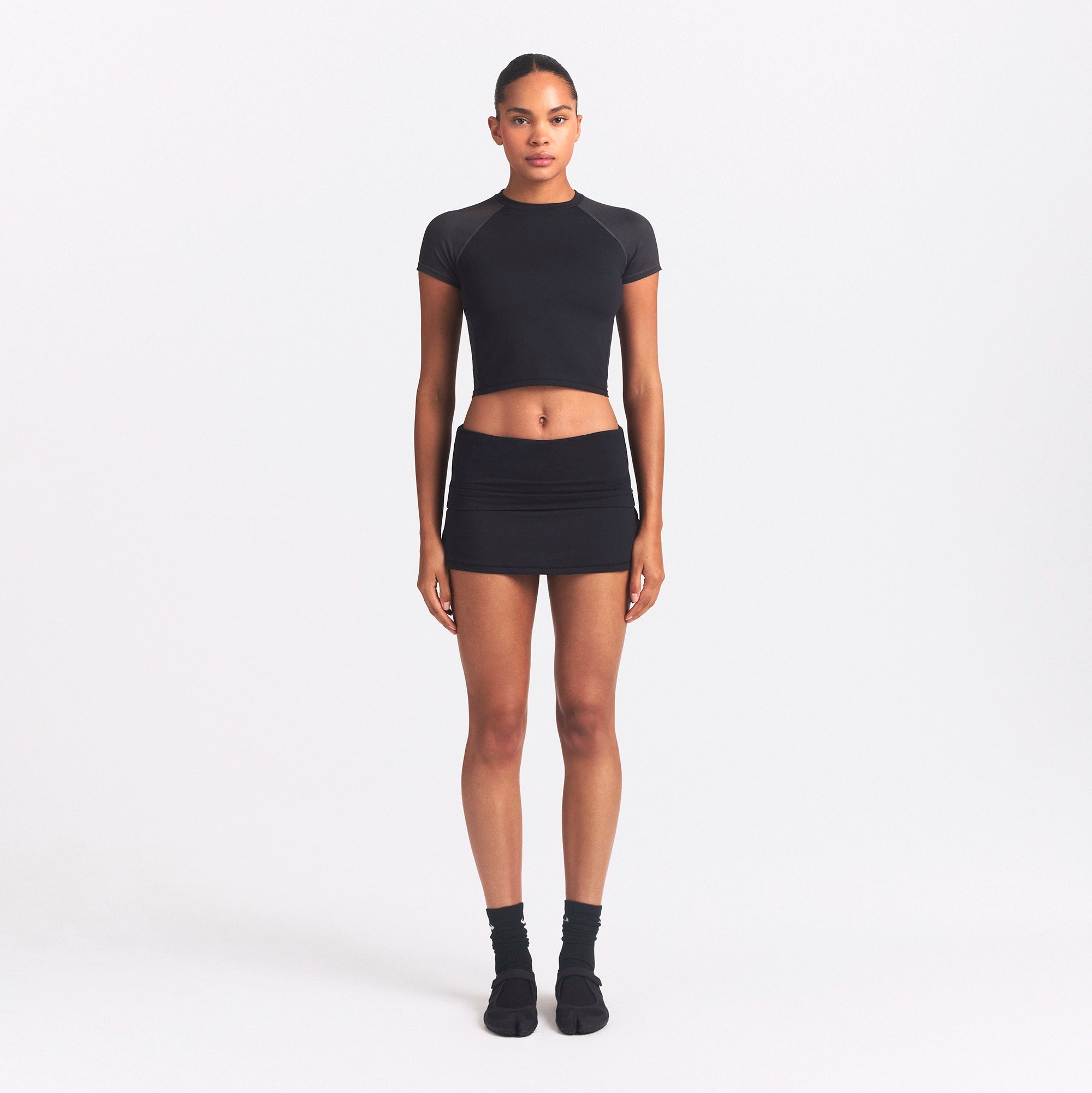 NikeSKIMS AIRY FOLDOVER SKORT | OBSIDIAN - Image 5